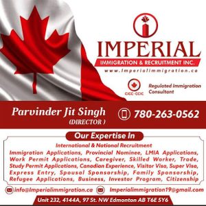 Backing by Designated Organizations, permanent residency in canada Imperial Immigration and Recruitment Inc , Immigration Consulting Services in Edmonton, permanent residency in canada