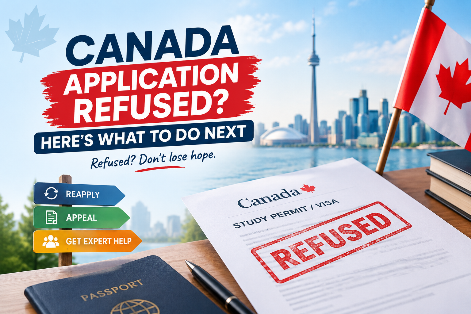 CANADA APPLICATION REFUSED? HERE’S WHAT YOU CAN DO NEXT